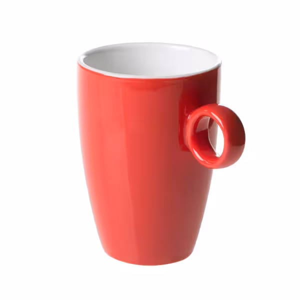 (6 stuks) BART COLOUR CAFE - Koffiekop - 230ml - Rood