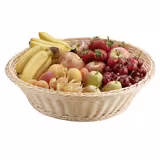 (6 pz) Cestello da tavola e buffet - tondo - Ø390mm - Beige