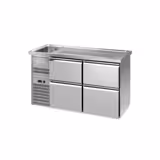 Back Bar Cooler PREMIUM PLUS - 1550x700mm - 4 Drawers