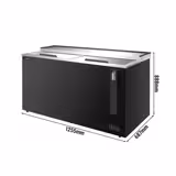 Şişe Soğutucu Dolap - Siyah - 212L