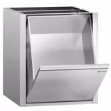 Built-in waste bin - Built-in - 400x760x585mm - with soft-close & easy to clean - Stainless steel