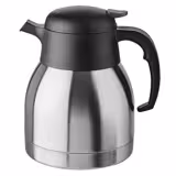 (6 pcs) Stainless Steel Vacuum Jug - CLASSIC - 1.0L - One-Handed Operation - Height 190mm