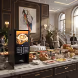 Hot Drinks Vending Machine - 3 Powder Containers - 2.5 kW - Digital - Black