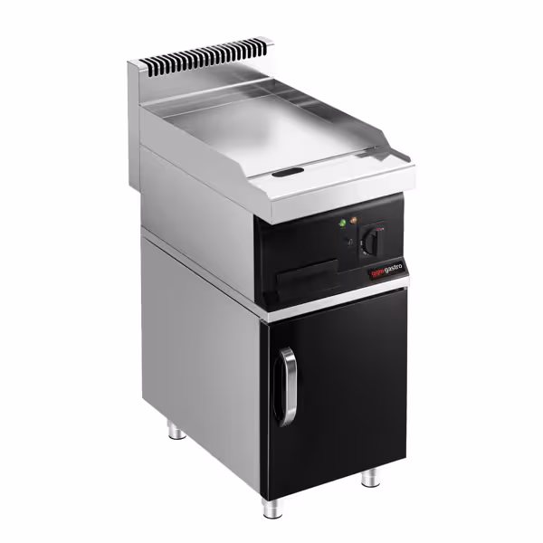 Elektro Bratplatte - 4.05 kW - Glatt - inkl. Unterbau mit 1 Tür