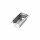 (6 pezzi) Contenitori in acciaio inox GN 1/3 - perforati - altezza: 100mm