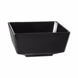 (6 szt.) Miska bufetowa kwadratowa - FLOAT - Melamina - 1,9l - eckig - 190x190x95mm - Czarny