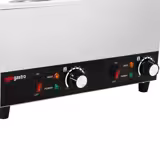 Commercial Heated Twin Sauce Pump Dispenser 3.4 L – 2 pumps - 2 inner containers - Dual thermostats - On/Off lights