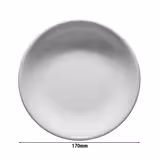 (24 pcs) Plate - flat - Porcelain - 170x170mm - square - White