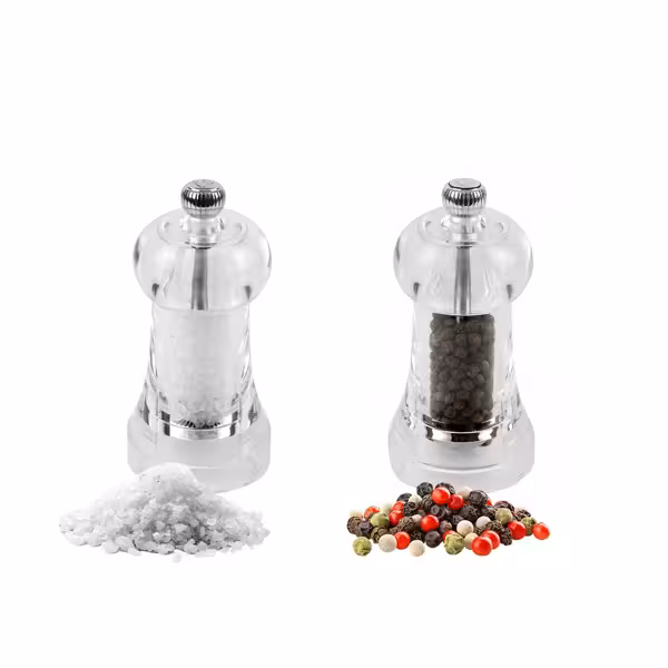 (12 pieces) PEUGEOT| TOUL Salt & Pepper Mill Set – 2‑stage steel pepper - ≤6 mm - CE‑certified