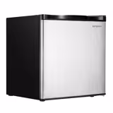 Mini vriezer ECO - 445mm - 32l - 1-deurs - Zwart - rvs deur