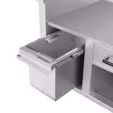 Neutraal element voor houtskool- & gasgrill BERLIN - 960x790x2100mm - RVS - met 2 filters - geschikt voor KGE800 & GGE800