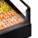 Koeleiland - 1955x1063mm - 255 liter - panoramaglas - zwart