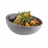 (6 uds) Bol cuadrado - ELEMENT LOOK - Melamina - 1,45L - 260x260mm - Profundidad: 125mm - Gris