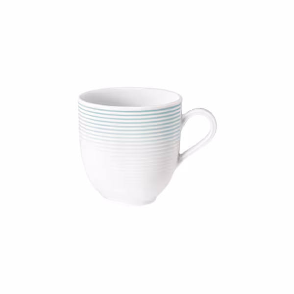 (6 pezzi) SELTMANN WEIDEN | Tazza da caffè latte Tulipano - 0,37 litri - Blu Artico 