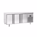 Bakkerij vrieswerkbank Premium PLUS - 2185x800mm - met 3 deuren