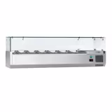 Countertop Prep Well / Refrigerated Topping Unit ECO - 1600x395mm - 7x GN 1/3