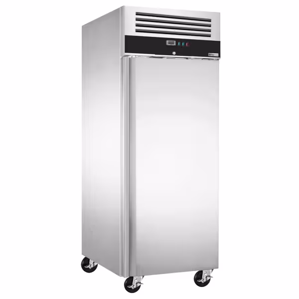 Bakkerij vrieskast rvs PREMIUM - EN 600x800 - 612L - 1-deurs - rails & rooster - Zwart - op wielen