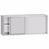 Armoire murale en acier inoxydable ECO - 1800x400mm - avec portes coulissantes - 650mm de haut