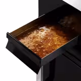 Plancha électrique - plaque chromée dure - 4,5 kW - Lisse - Surface de cuisson : 395x535mm - incl. soubassement avec 1 porte