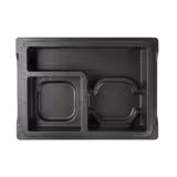(8 pieces) THERMO FUTURE BOX | Thermobox TAKE AWAY Dinner - 10 Liter - Black