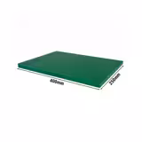 Antislip snijplank - 250x400mm - Dikte: 20mm - HACCP-conform - Polyethyleen - Groen - Antislipvoetjes
