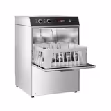 Commercial Glasswasher - 3.3 kW - 225 mm - 500 glasses/hr - No Drain Pump – Electromechanical Control – Electric Rinse Dosing