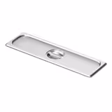 (6 pezzi) Coperchio in acciaio inox GN 2/4