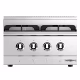 Commercial Gas Hob - 13 kW - 4 Burners - Base Cabinet