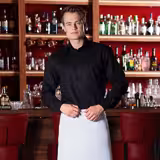 (6 Stück) KARLOWSKY | Bistroschürze Basic - Weiß	