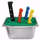 Knife Holder for Knife Steriliser - Green - for GN 1/3 - 300x150mm - H: 20mm