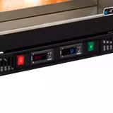 Professionele vleesrijpingskast - 595x500mm - met 1 glazen deur - Zwart - 198 liter