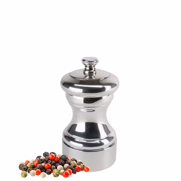 (2 pièces) PEUGEOT | MIGNONNETTE – Moulin à poivre – Inox – Argenté – Hauteur : 100 mm