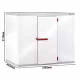 Commercial Walk-in Cold Room - 2780x4530 - 22,39m³ - without Cooling Unit