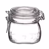 (6 szt.) Słoik Bormioli Rocco - DUBLIN - 500ml - z klamrą - hermetyczny