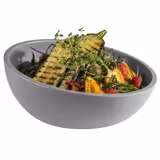 (6 uds) Bol cuadrado - ELEMENT LOOK - Melamina - 1,45L - 260x260mm - Profundidad: 125mm - Gris