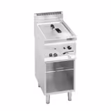 قلاية غاز - سعة الزيت 8 لتر - 6.6 kW - تحكم يدوي - مع صنبور تصريف الزيت - يشمل قاعدة فرن