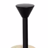 (4 pcs) Jam Etagere / Buffet Stand - Powder-coated Stainless Steel - Black - Height: 120mm - with 3 shelves