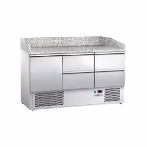 Rashladni pult za pripremu pizze ECO - 1400x700 mm - Sa 1 vratima & 4 ladice