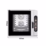 Bäckerei-Kombidämpfer - Manuell - 6x EN 600x400 - inkl. Waschsystem