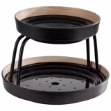 Support buffet - FRIDA - Support en métal - Noir - Hauteur:160mm - compatible avec 85230#6 & 85231#6