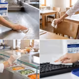 Șervețele de curățare și multifuncționale – 1600 de șervețele umede de unică folosință – 1 distribuitor și 3 pachete de reumplere