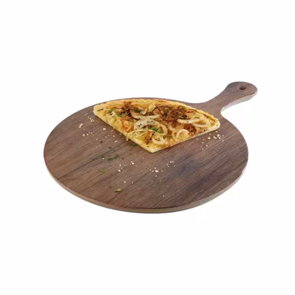 (6 pcs) Serving Tray - OAK - Melamine - 420x300mm - Height: 15mm - Brown