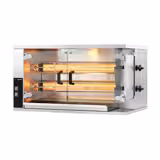 Gas Hähnchengrill - 9,4 kW - mit 2 Spießen für bis zu 10 Hähnchen