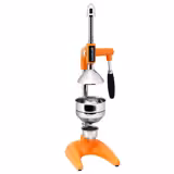 Hefboom-citruspers - RVS AISI 304 - oranje - 230x185x485mm