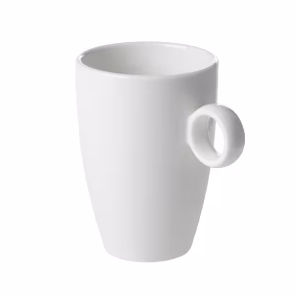 (6 szt.) BART - Filiżanka do kawy [Bart] - 230ml - Elfenbein (Kość słoniowa) - Porcelana - sztaplowana