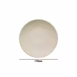 (24 pz) TEOS - Piatto piano - Porcellana - Ø170mm - Creme