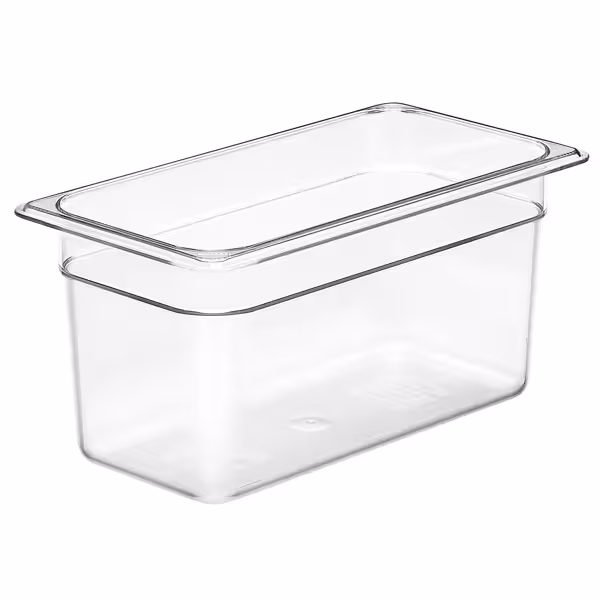 (6 Stück) CAMBRO | CAMVIEW® - Copolymer-Behälter GN 1/2 - Transparent - Höhe: 150mm - BPA-Frei