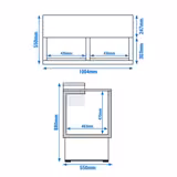 Commercial Top Loading Bottle Cooler - White - 200L