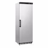 Voorraad Vrieskast RVS PREMIUM - 400l - met 1-deurs dichte deur & 4 roosters - binnenzijde kunststof