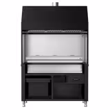 Barbecue au charbon de bois BERLIN – 1360 mm – Noir